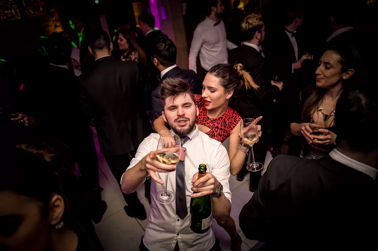 Couple Enjoying Drinking